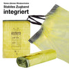 100 Rollen Gelber Sack, Gelbe Säcke 90 Liter HDPE Gelb 13 Stück pro Rolle 4