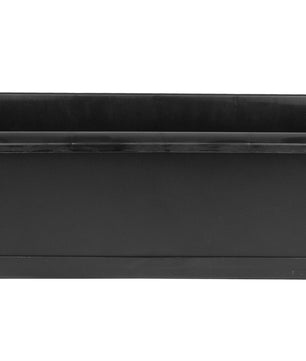 3er Set Blumenkasten mit Untersetzer 80 cm lang anthrazit - aus PP-Kunststoff 2
