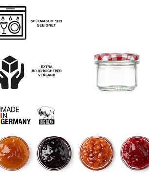 24x Einmachgläser 125 ml - Marmeladengläser TO 66 - Made in Germany - Einweckgläser inkl. Deckel 4