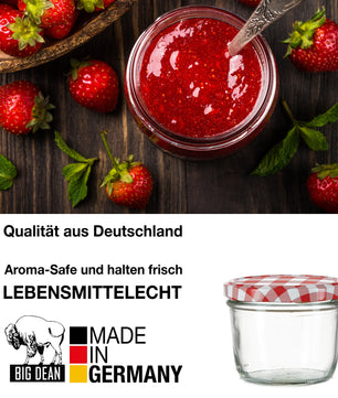 12x Einmachgläser 230 ml - Marmeladengläser TO 82 - Made in Germany - Einweckgläser inkl. Deckel 3