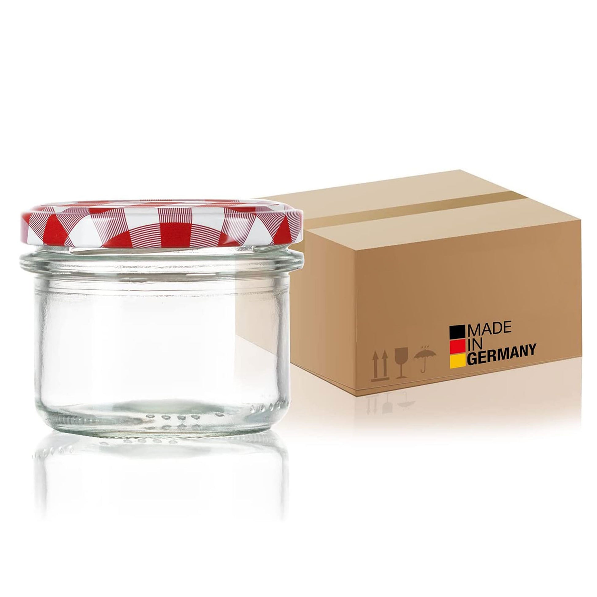36x Einmachgläser 230 ml - Marmeladengläser TO 82 - Made in Germany - Einweckgläser inkl. Deckel