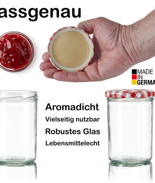 36x Einmachgläser 230 ml - Marmeladengläser TO 82 - Made in Germany - Einweckgläser inkl. Deckel 5