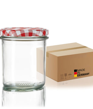 12x Einmachgläser 350 ml - Marmeladengläser TO 82 - Made in Germany - Einweckgläser inkl. Deckel