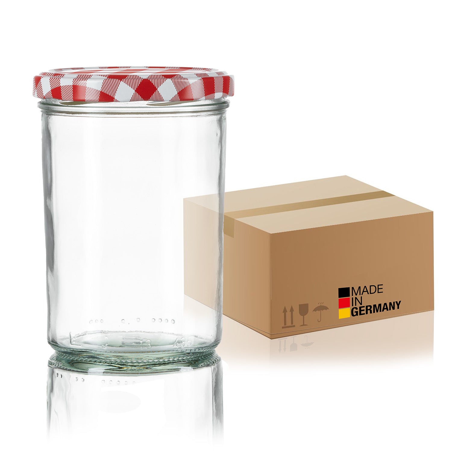 108x Sturzgläser 435ml - Einmachgläser Einweckgläser Schraubgläser - Made in Germany