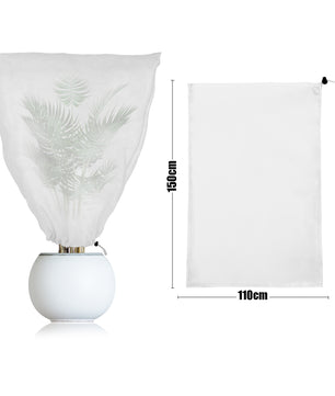 BigDean 2er Set Winterschutz Kübelpflanzensack 110 x 150 cm Pflanzenschutzsack Wintervlies 2