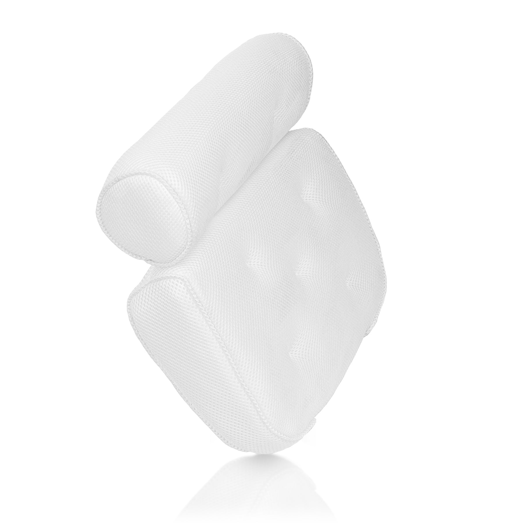 BigDean Badewannenkissen atmungsaktiv 4D Wannenkissen Badekissen mit 7 rutschfesten Saugnäpfen 3