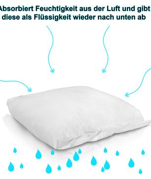 BigDean 12 x 400g Luftentfeuchter Nachfüllpack Feuchtigkeits-Stopper Nachfüll-Beutel Granulat  4