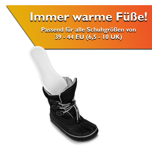 BigDean 10 Paar beheizbare Einlegesohlen dünn und flexibel in Einheitsgröße - Wärmesohlen für Schuhe 2