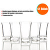 12er Set Schnapsgläser 4cl - Shotgläser aus Glas - Shot Gläser für Wodka, Ouzo, Sambuca, Tequila 3