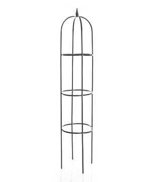 Rankhilfe Rosenbogen 40 x 200 cm grün wetterfest – Obelisk Rankturm Rosenstütze 