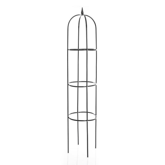 Rankhilfe Rosenbogen 40 x 200 cm grün wetterfest – Obelisk Rankturm Rosenstütze 