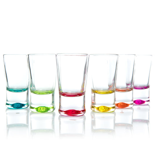 BigDean 12x Schnapsgläser 2cl – Shotgläser aus Glas farbige Shot Gläser für Schnäpse wie z.B. Tequila, Wodka, Ouzo, Sambuca, Likör - Stamperl, Pinnchen … image 1