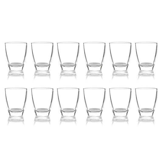 12 Schnapsgläser 4cl - Shotgläser aus standfestem Glas mit dickem Boden in Gastro Qualität 2