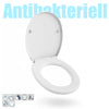 WC Sitz mit Absenkautomatik oval Duroplast weiß bis 150kg belastbar Quick Release Funktion 4