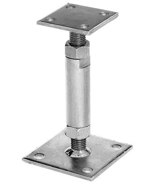GAH Alberts Pfostenträger mit 2 Platten höhenverstellbar