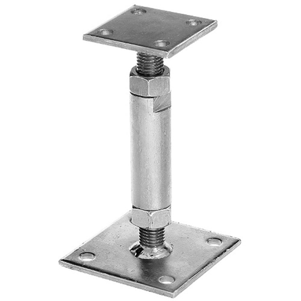 GAH Alberts Pfostenträger mit 2 Platten höhenverstellbar