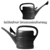 2x Gießkanne 10 Liter anthrazit mit abnehmbarer Brause für Haus & Garten + Brausehalterung 5