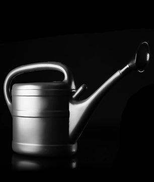 3x Gießkanne 10 Liter anthrazit mit abnehmbarer Brause für Haus & Garten + Brausehalterung 2