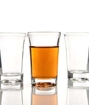 48er Set Schnapsgläser 4cl - Shotgläser aus Glas - Shot Gläser für Wodka, Ouzo, Sambuca, Tequila