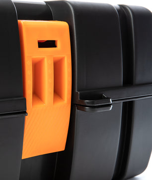 Werkzeugkiste groß mit 3 Laden Werkzeugkoffer leer 36x20x20 cm auch als Angelbox geeignet 5