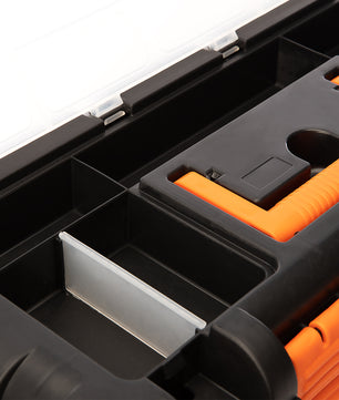 Werkzeugkoffer leer - aus schlagfestem Kunststoff - 51x25x23cm auch als Angelbox geeignet 2