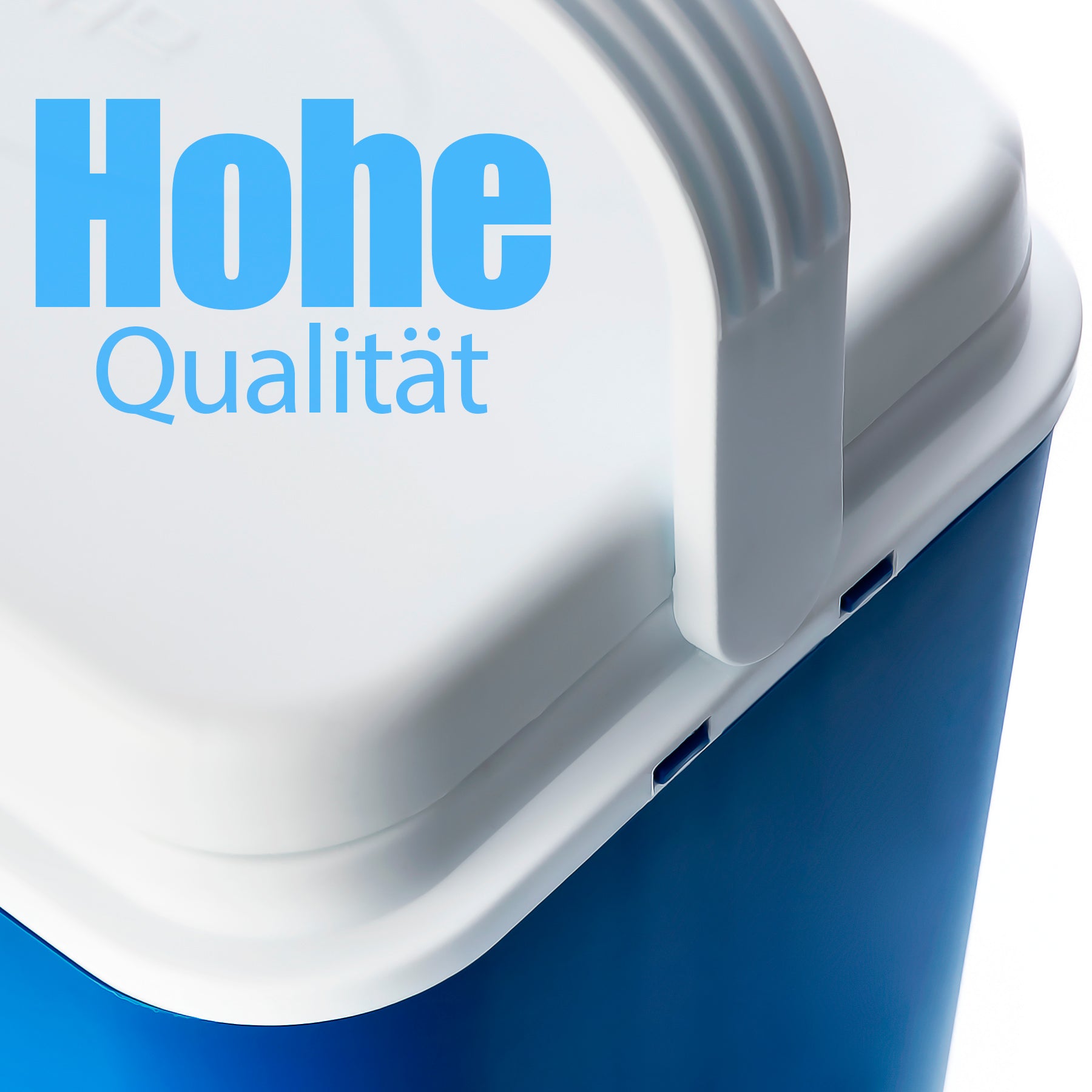 Kühlbox 24 Liter blau/weiß inkl. 6 Kühlakkus - Bis zu 14 Std. Kühlung - Kühltasche für unterwegs 4