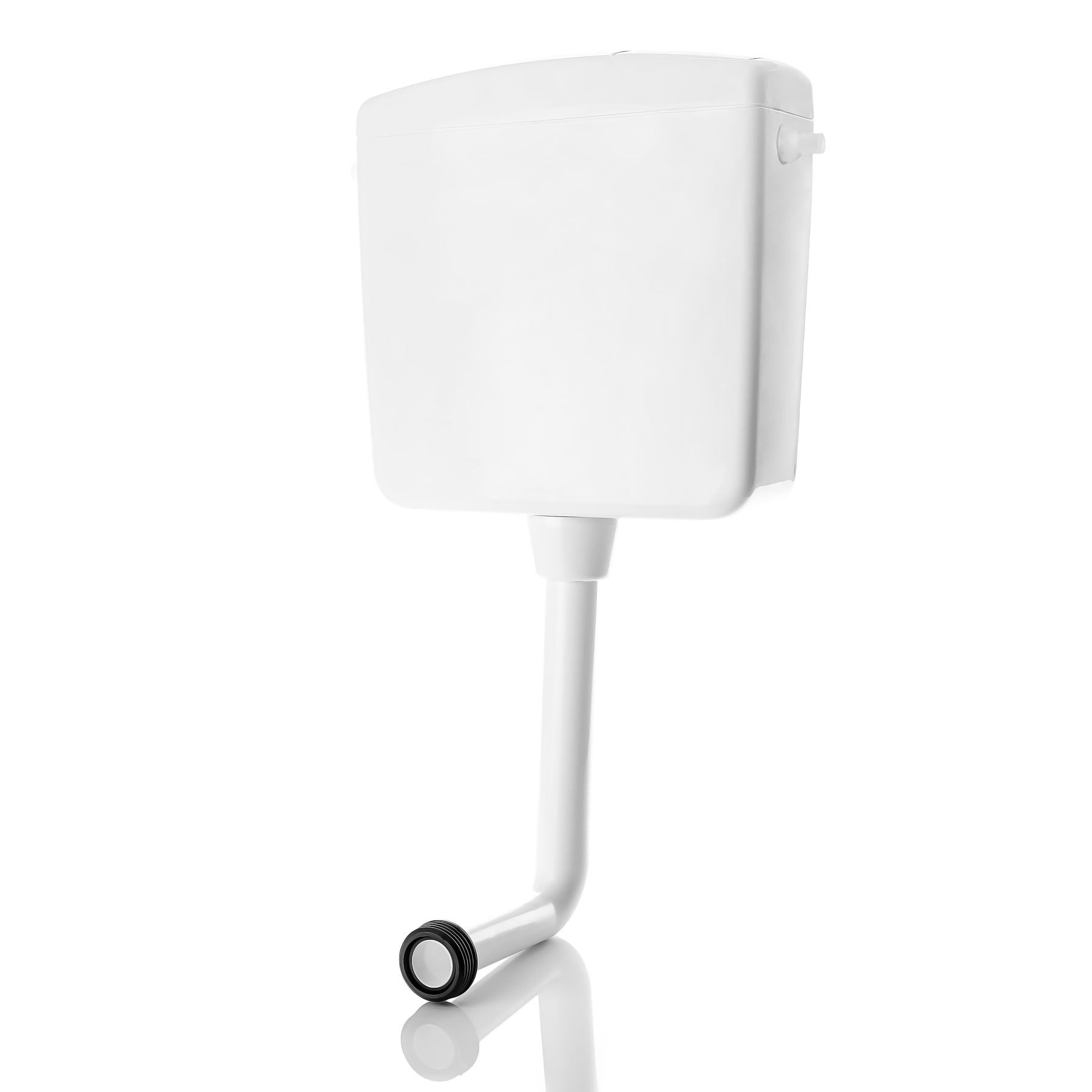 Aufputz Spülkasten für WC Toiletten Weiß 6 - 9 Liter Spartaste 2