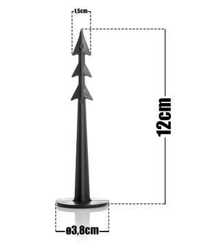 200x Erdnägel für Unkrautvlies mit 3 Widerhaken 12,5 cm 3