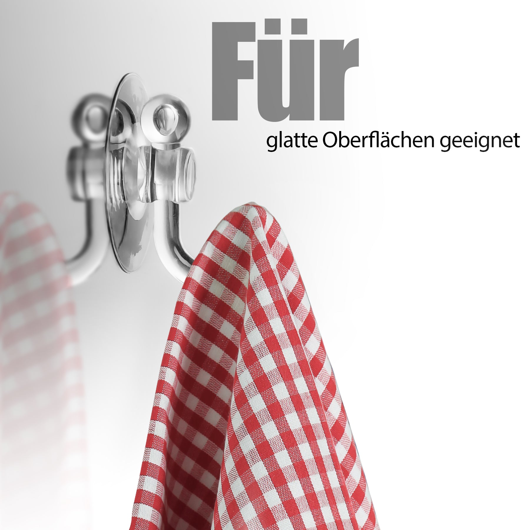 BigDean 24 Stück Saugnapfhalter mit Kunststoffhaken Ø 3 cm – Mehrzweckhaken für Deko 6