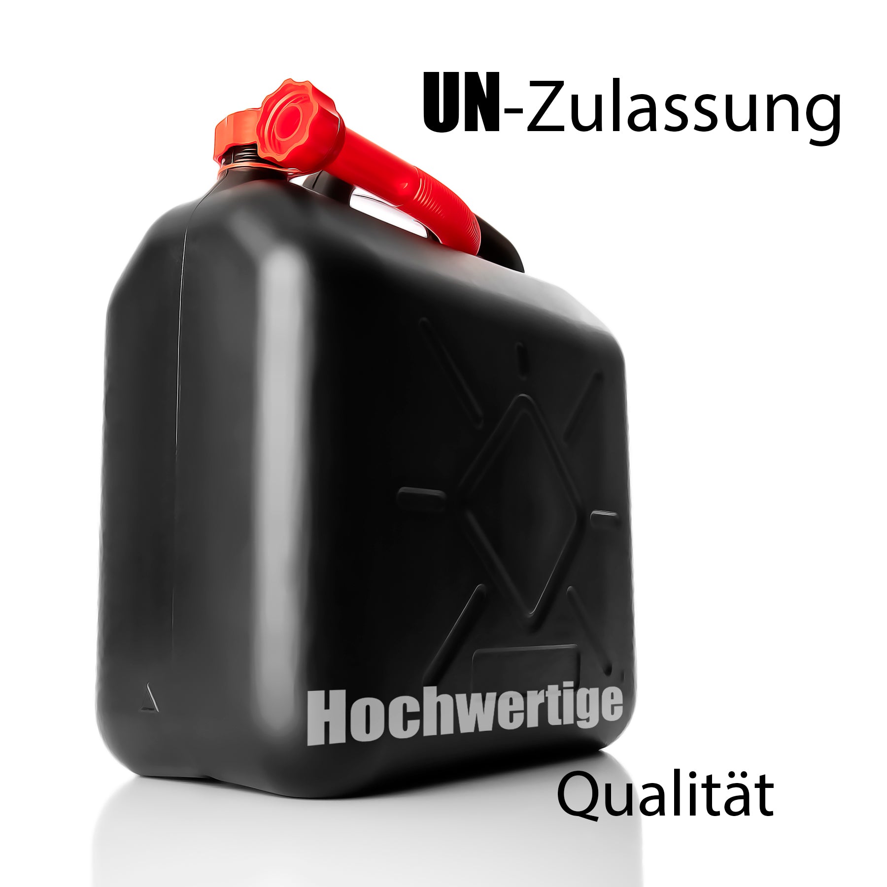 2x Benzinkanister 10L mit flexiblem Ausgießer - Kraftstoffkanister für Benzin & Diesel UN-Zulassung 6