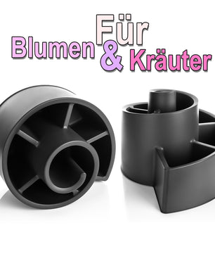 BigDean Kräuterspirale aus Kunststoff in Anthrazit BxH 54x34 cm – Kräuterschnecke - Blumentreppe 2