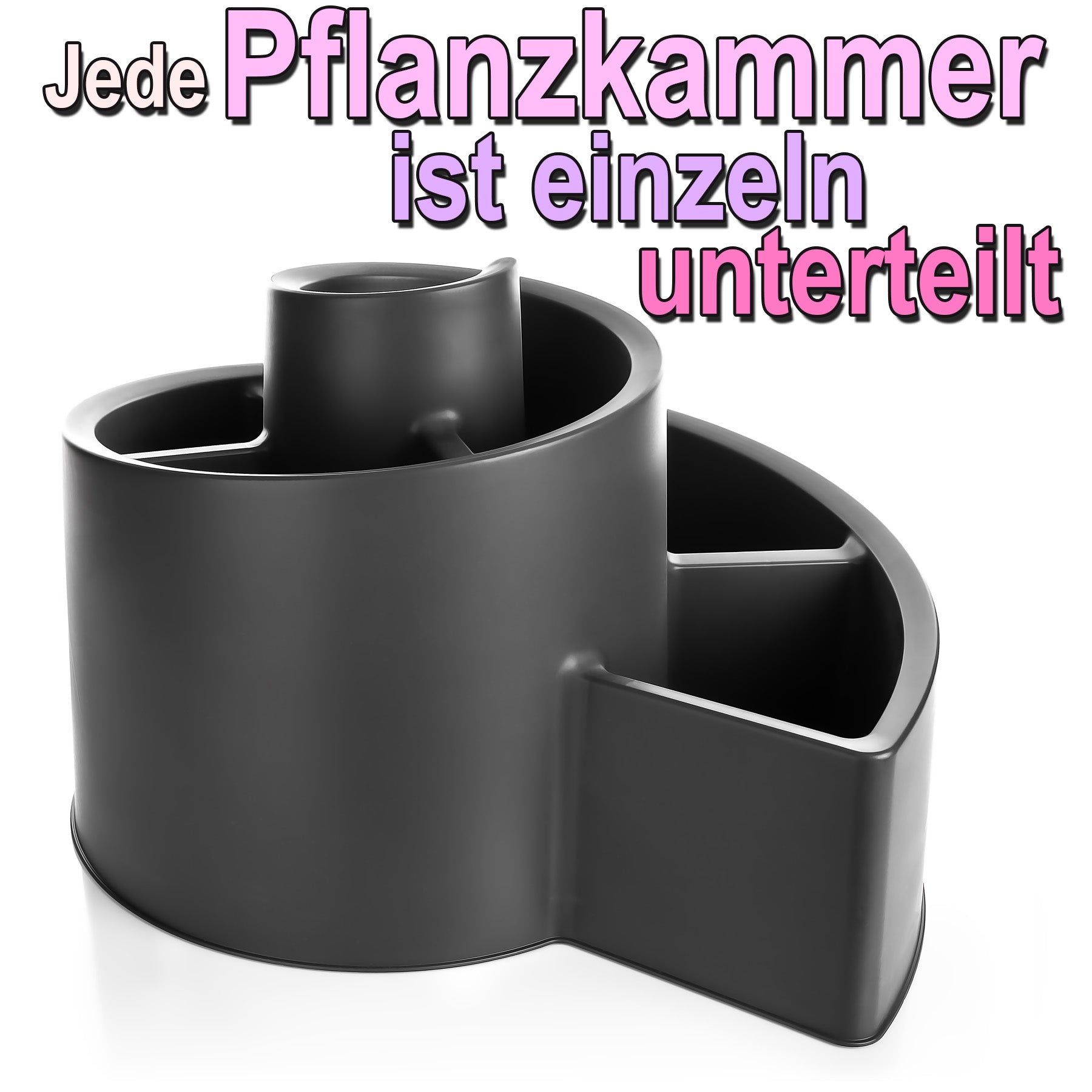 Große Kräuterspirale Aus Metall – Edelrost-Optik, 5 Kammern, 43x41x61 Cm