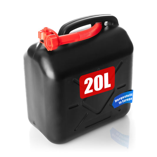 BigDean Benzinkanister 20L mit flexiblem Ausgießer - Kraftstoffkanister für Benzin & Diesel - handlicher Kanister Dieselkanister UN-Zulassung Reservekanister - Made in Europa image 1