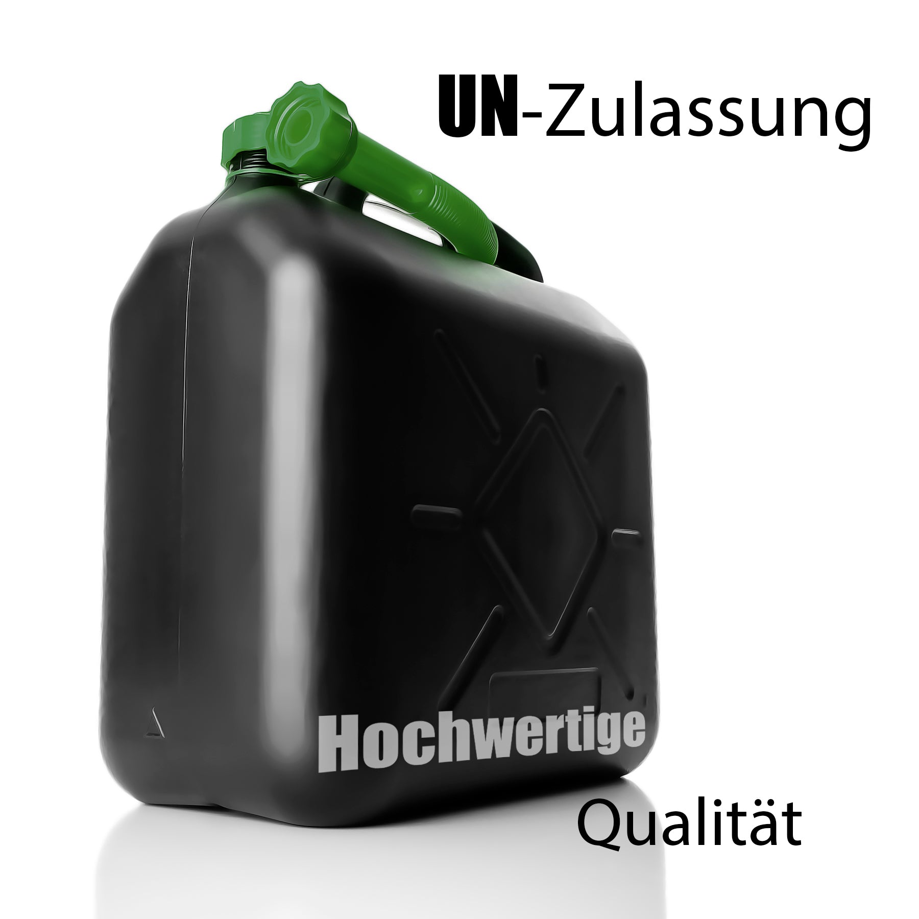 BigDean 2 Stück Benzinkanister 5L mit flexiblem Ausgießer - Kraftstoffkanister für Benzin & Diesel 6