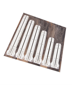 BigDean 5 Paar Schubladenschienen 250mm - Schubladenauszug weiß - Schienen für Schubladen 4