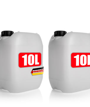 2x Wasserkanister 20L mit Schraubverschluss naturweiß BPA frei lebensmittelecht UN Zulassung