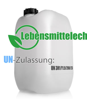 4x Wasserkanister 20L mit Schraubverschluss naturweiß BPA frei lebensmittelecht UN Zulassung 4
