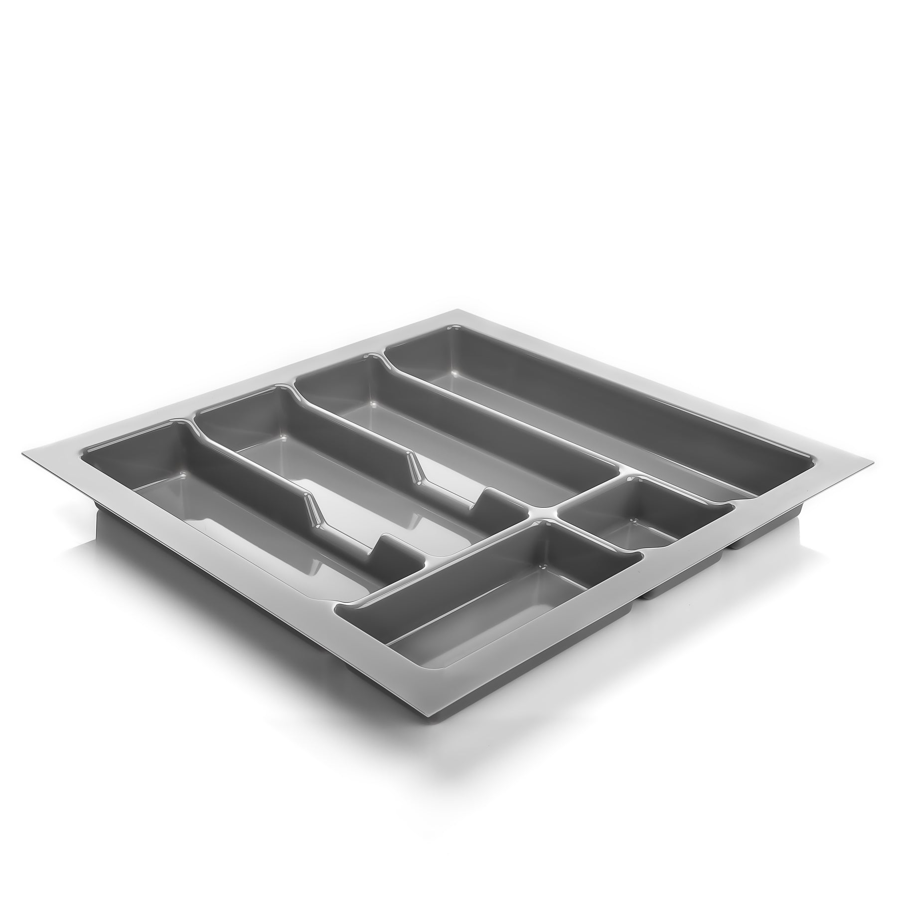 BigDean Universal Besteckeinsatz für Schubladen 50 cm - Zuschneidbar - Schubladeneinsatz 6