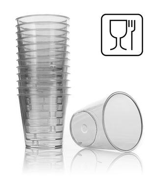 200 Stück Schnapsgläser Plastik 3cl BPA frei - wiederverwendbare Shotgläser bruchsicherer Kunststoff 4