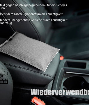 BigDean 2 Stück Luftentfeuchter Auto 2x330g Kissen wiederverwendbar - Auto Entfeuchter Kissen 2