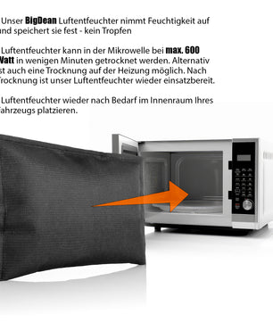 BigDean 2 Stück Luftentfeuchter Auto 2x330g Kissen wiederverwendbar - Auto Entfeuchter Kissen 5