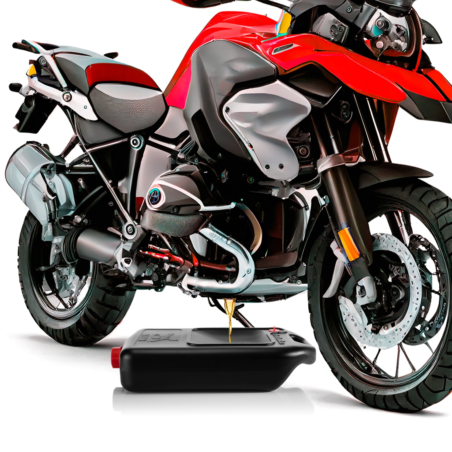 BigDean Ölwechselkanister in Schwarz 10 L Volumen – Ölbehälter mit Filtereinsatz – Ölwanne 6