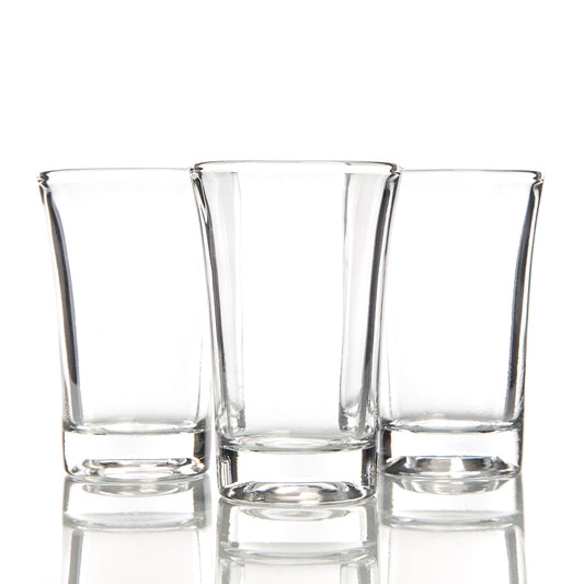 BigDean 24er Set Schnapsgläser 4cl - Shotgläser aus Glas - Spülmaschinenfest - Shot Gläser für Wodka, Ouzo, Sambuca, Tequila, etc. - Pinnchen, Stamperl, Schnapsbecher image 1