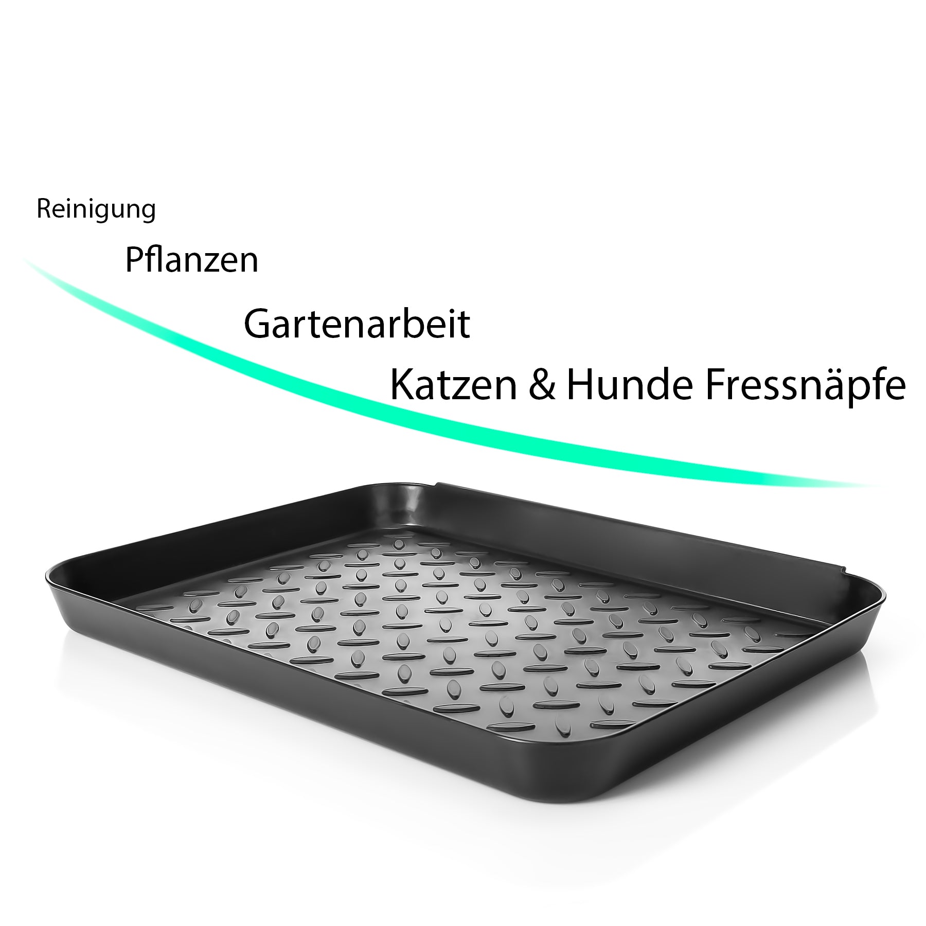 BigDean 3 Stück Schuhabtropfschale stapelbar in Anthrazit ideal als Schuh Organizer für zu Hause 6