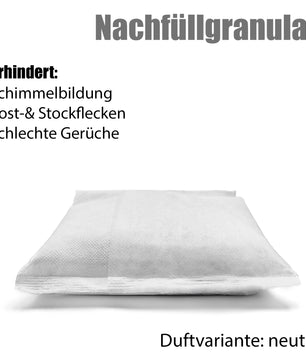 BigDean 4 Stück Nachfüllpack Luftentfeuchter 680g – Raumentfeuchter Nachfüll-Beutel Granulat 2