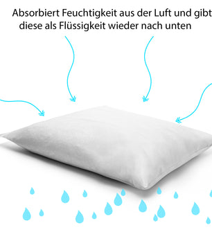 BigDean 4 Stück Nachfüllpack Luftentfeuchter 680g – Raumentfeuchter Nachfüll-Beutel Granulat 4