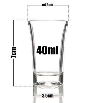 12 Stück Schnapsgläser 2cl spülmaschinengeeignet - robuste Shotgläser in Gastro Qualität 3