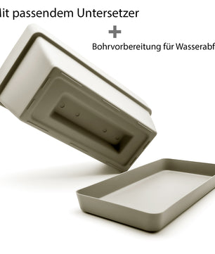 3 Stück Blumenkasten 40 cm aus bruchfestem Kunststoff in Mokka – Balkon Pflanzkasten 4