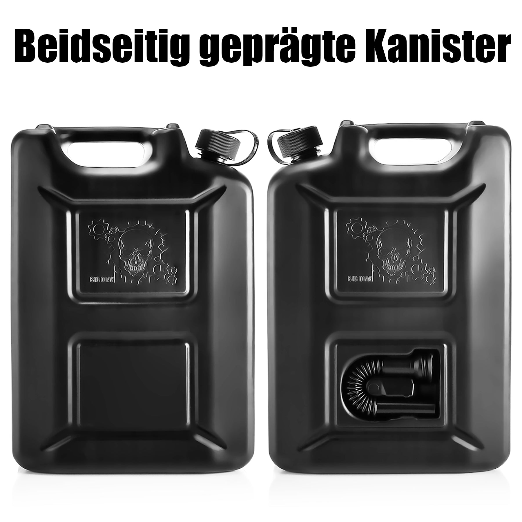 Kraftstoffkanister 20 L Black Edition - Benzinkanister Kraftstoff Kanister mit UN-Zulassung für Dies 4