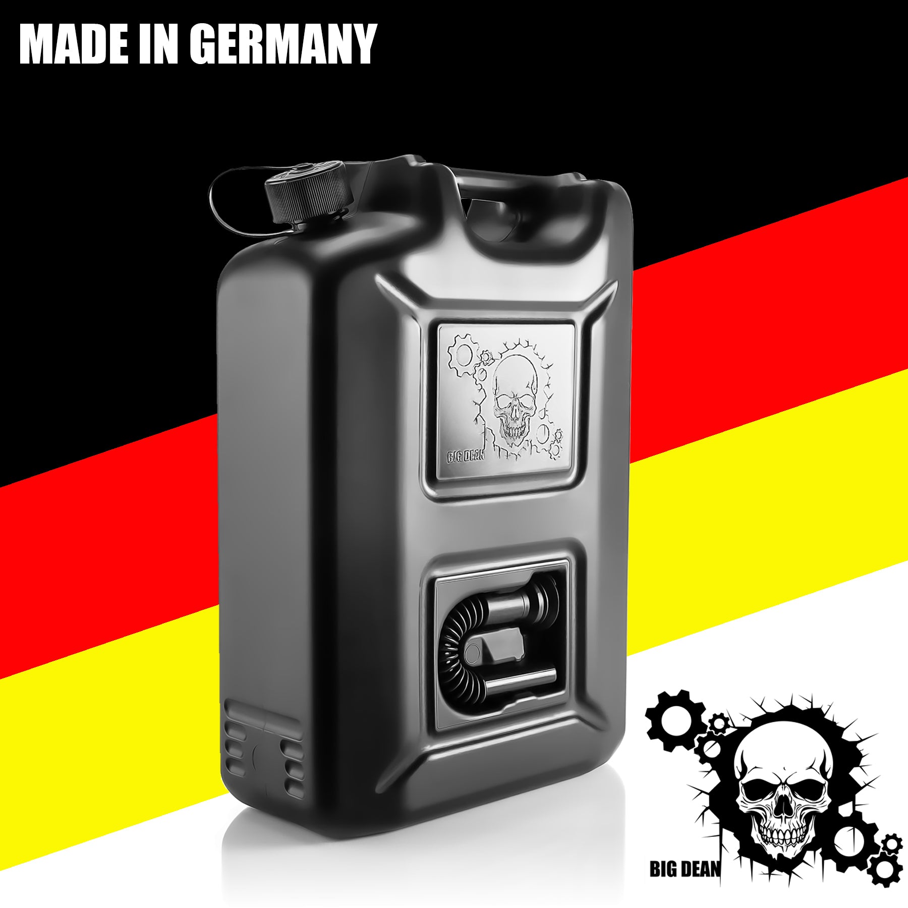 Kraftstoffkanister 20 L Black Edition - Benzinkanister Kraftstoff Kanister mit UN-Zulassung für Dies 5